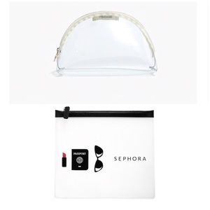 LOT NWT Madewell Sm Crystalline Bag + Sephora Bag